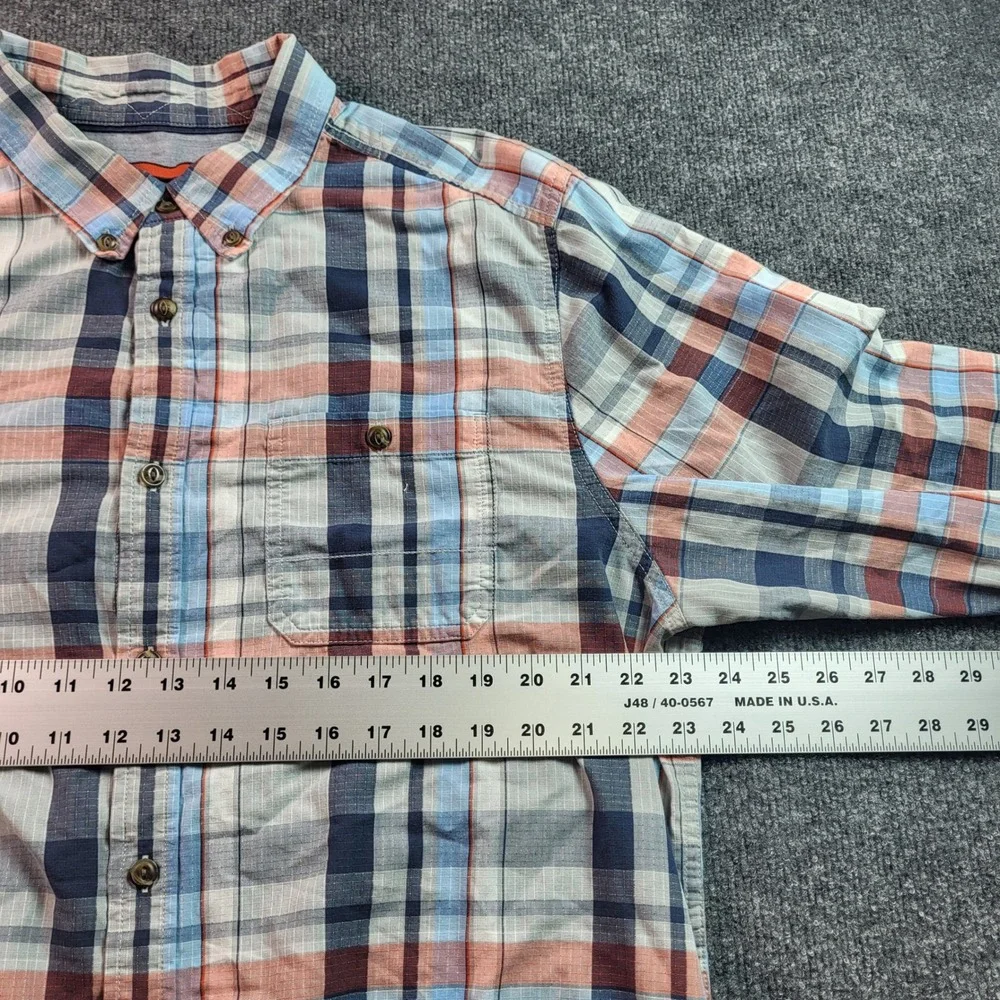 The North Face Mens XL/TG Plaid Button Up Long Sleeve Casual Shirt